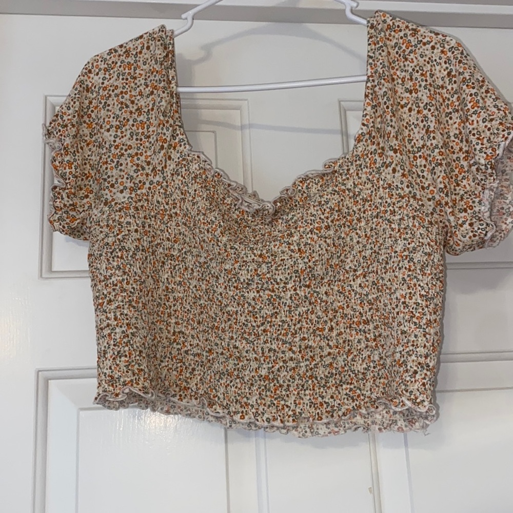 Aerie Floral Blouse